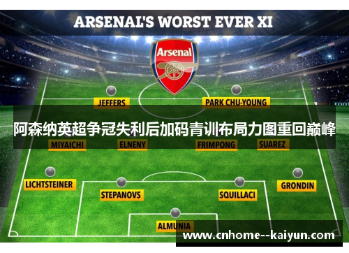 阿森纳英超争冠失利后加码青训布局力图重回巅峰